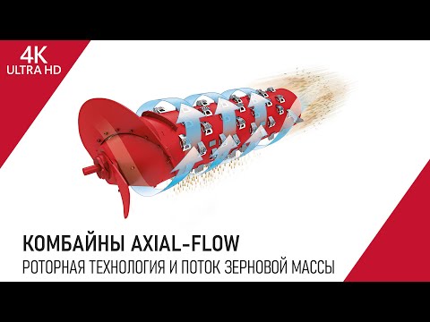 Видео: Комбайны Axial-Flow. Часть 2: Роторная технология и поток зерновой массы