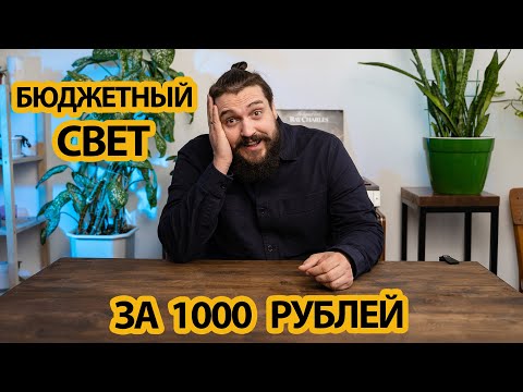 Видео: Бюджетный свет за 1000 рублей для фото