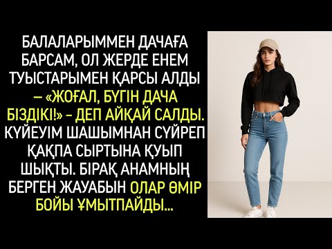 Видео: "Жоғал бұл жерден, бүгін дача біздікі" - деп айғай салды енем өз дачама келгенімде...
