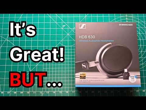 Видео: Sennheiser HDB 630 Audiophile Первый взгляд (без спонсорства)