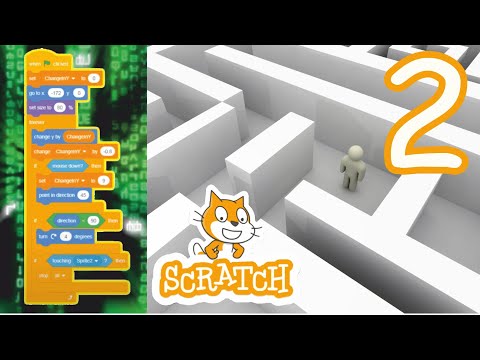 Видео: Рандомный 3d лабиринт а-ля Wolfenstein в Scratch #2 - Оптимизация проекта