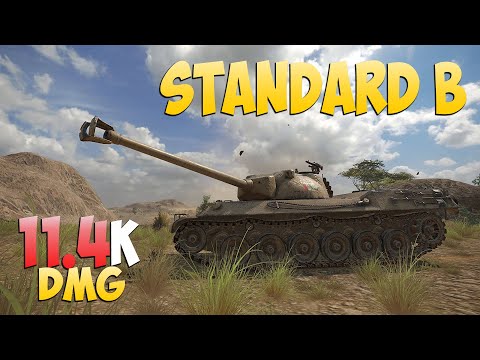 Видео: Standard B - 7 Kills 11.4K DMG - Успешный! - Мир Танков