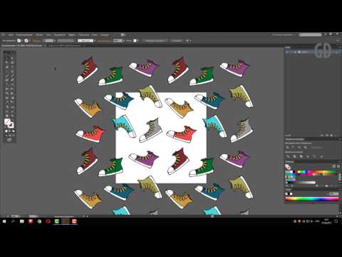 Видео: Как сделать бесшовный паттерн в Иллюстраторе