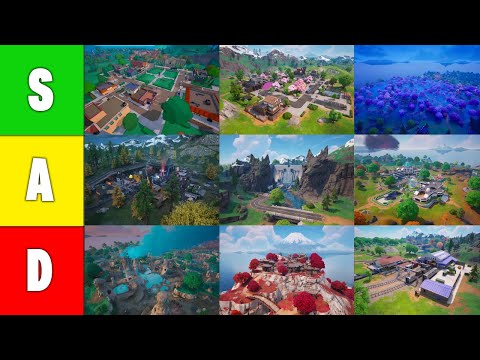 Видео: Рейтинг ВСЕХ интересных мест из Главы 6! (Именованные локации)