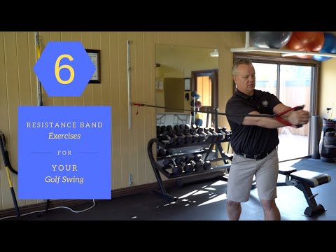 Видео: 6 упражнений с эспандерами для улучшения удара в гольфе