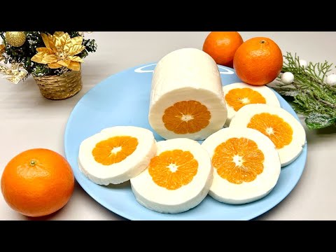 Видео: 🍊 Десерт на Новый год МАНДАРИНЫ на снегу за 5 минут! НИКАКОЙ выпечки!