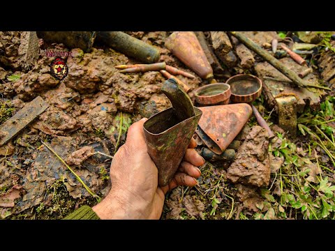 Видео: Лесная традиция / WWII Relics with metadetector