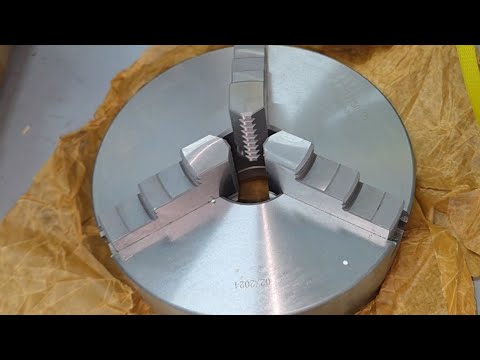 Видео: Новый китайский токарный патрон 250 для чпу токарного станка 16А20Ф3