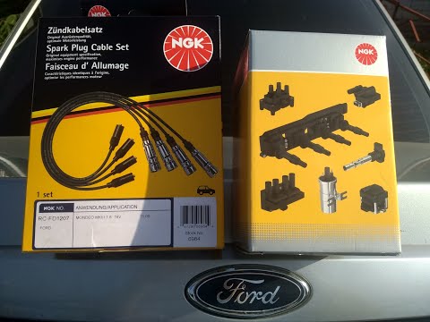 Видео: Замена катушки зажигания и высоковольтных проводов, ошибка P0301 Ford Mondeo 3