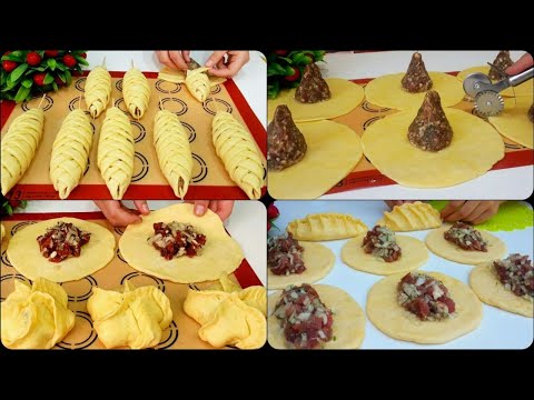 Видео: Топ 4 Красивые Лепки Самсы! Самса С Начинкой! Самса С Мясом! Готовим с Mazzali Oshxona!