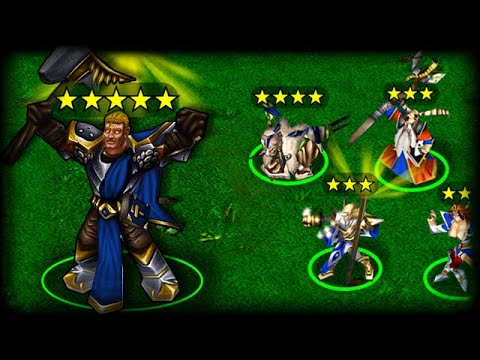 Видео: 12 героев саппортят ОДНОМУ в Galaxy TD Warcraft 3