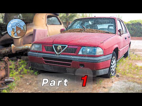 Видео: Заброшенная Alfa Romeo 33 снова сияет после 20 лет: Очистка интерьера! Часть 1/2