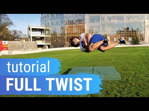 Видео: Как научиться делать Фул Твист (Full Twist tutorial)