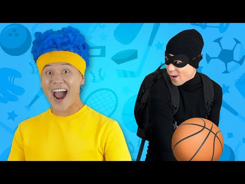 Видео: Баскетбол, бейсбол, футбол | D Billions Детские Песни