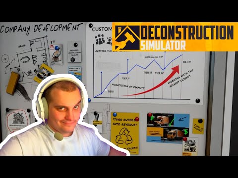 Видео: Открываем новый бизнес // Deconstruction Simulator №1