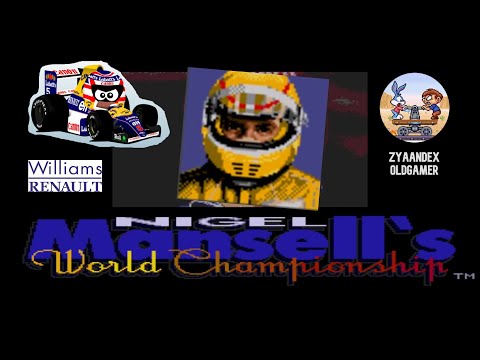 Видео: Nigel Mansell's World Championship (Genesis) - Full season. Берём титул для усатого дяди Найджела.