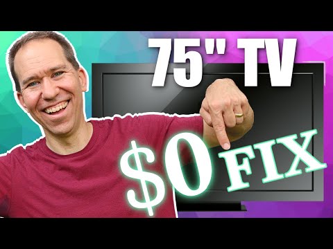 Видео: Я БЕСПЛАТНО ПОЧИНИЛ ОГРОМНЫЙ ТЕЛЕВИЗОР — вы тоже можете!