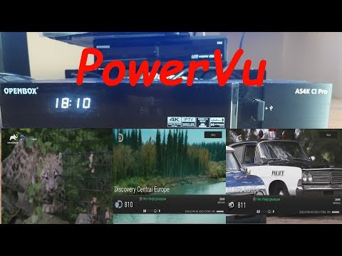 Видео: 📺🤘ХАЛЯВА PowerVu на ресивере Openbox AS4K CI Pro!!!! 📺🤘