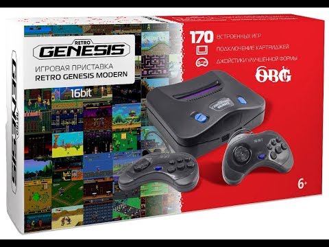 Видео: Sega Retro Genesis Modern Очередной новодел уходящего 2018 года 16 bit