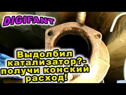 Видео: Digifant Выбил катализатор - получи конский расход и невозможность настройки конвертера расходомера!