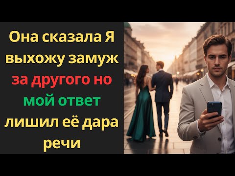 Видео: Она сказала: «Я выхожу замуж за другого», но мой ответ лишил её дара речи