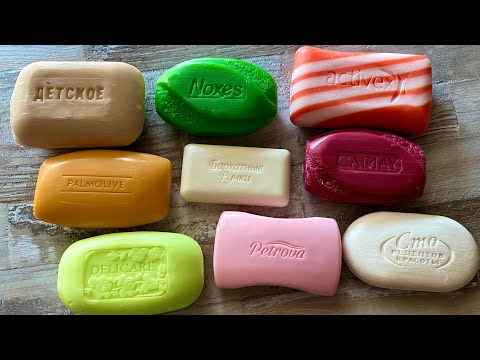 Видео: ASMR Soap cutting | Soap Carving|Резка мыла  | ASMR