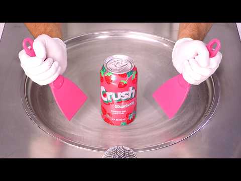 Видео: Как приготовить булочки с клубничным мороженым и содой | АСМР (без разговоров)