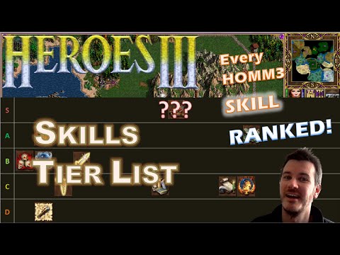 Видео: Список уровней навыков Heroes 3