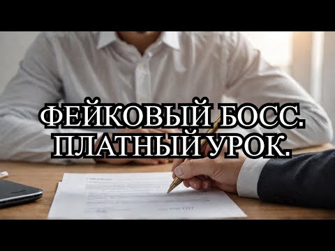 Видео: Фейкбосс. Платный урок.