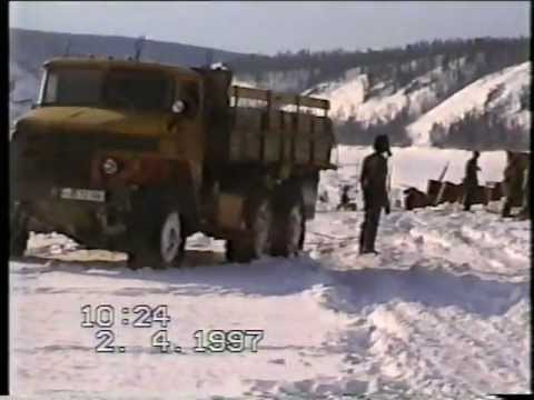 Видео: Дальнобойщики Олекминска. Часть 2(зимник, апрель 1997)