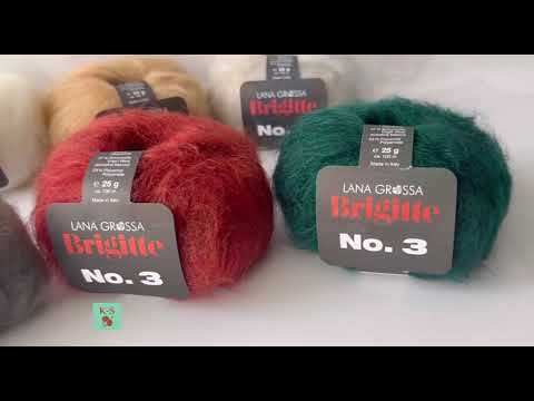 Видео: BRIGITTE No.3 Lana Grossa. Обзор пряжи от интернет магазина Knitted-story-shop.ru