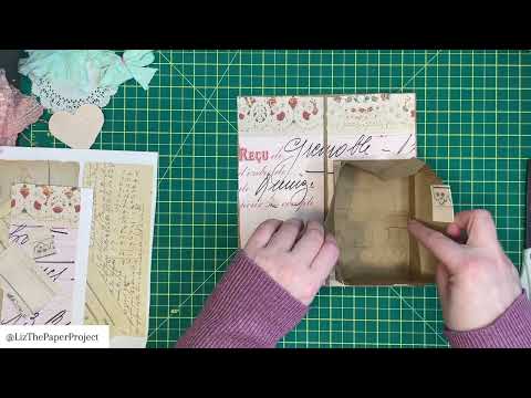 Видео: Урок: простой журнал-ланч-пакет с секретным карманом! Творите вместе со мной #junkjournal #lizthe...