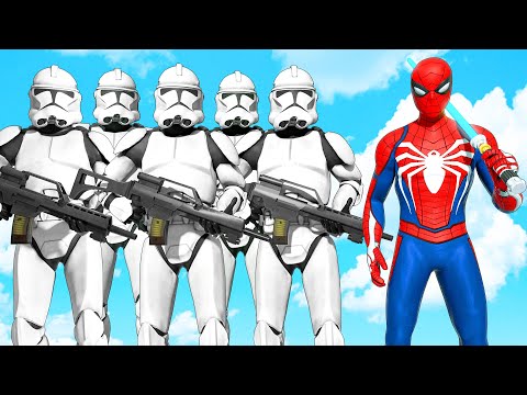Видео: ЧЕЛОВЕК-ПАУК ПРОТИВ АРМИИ КЛОН-СОЛДАТ — СУПЕРЭПИЧЕСКИЙ ФИЛЬМ О БИТВЕ