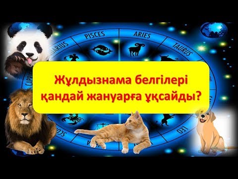 Видео: Жұлдызнама белгілерін жануарлармен сипаттау (әйелдер) NEW