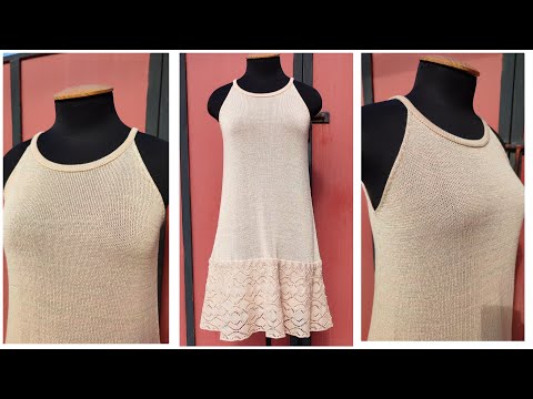 Видео: Летний сарафан на вязальной машине