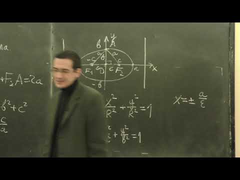 Видео: Михайлов Е. А. - Аналитическая геометрия - 6. Кривые второго порядка