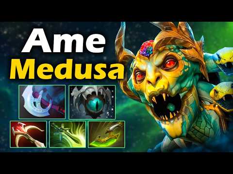 Видео: Аме на Новой Медузе, Вернулась в Мету?! - Ame Medusa 7.37 ДОТА 2