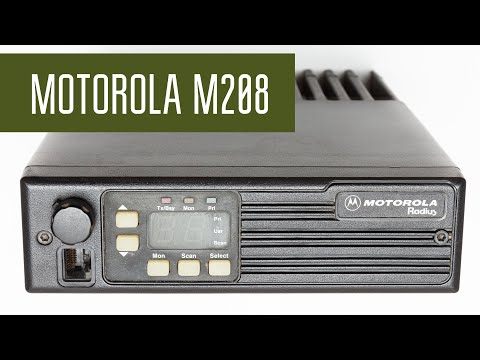 Видео: Motorola M208/M216 LowBand радиостанция 90х годов. Разборка, проверка.