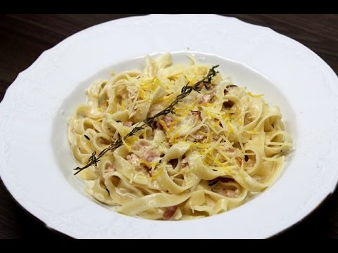 Видео: Тальятелле с лимоном / Tagliatelle with lemon