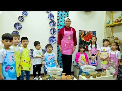 Видео: Кулолчилик устаҳонаси. Тарбиячи  Жўраева Гулмира.  204 ДМТТ.