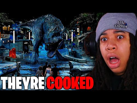 Видео: INDOMINUS REX нарисовал футболку с изображением ВСЕХ