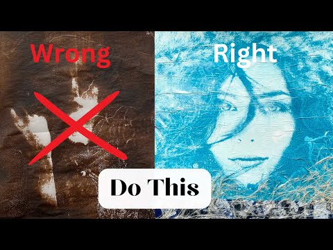 Видео: Две причины, по которым не работает перенос изображения с помощью Gelli Print, и что делать