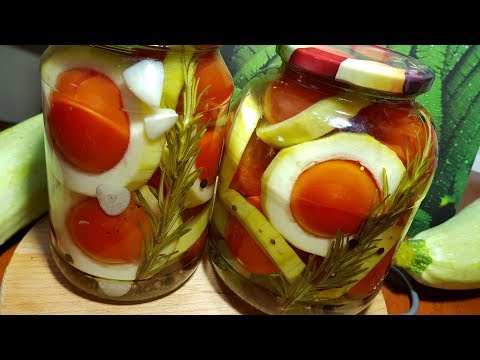 Видео: КАК ЖЕ ЭТО ВКУСНО !!! ХИТ УХОДЯЩЕГО ЛЕТА !!! БЕСПОДОБНЫЕ КАБАЧКИ С ПОМИДОРАМИ НА ЗИМУ