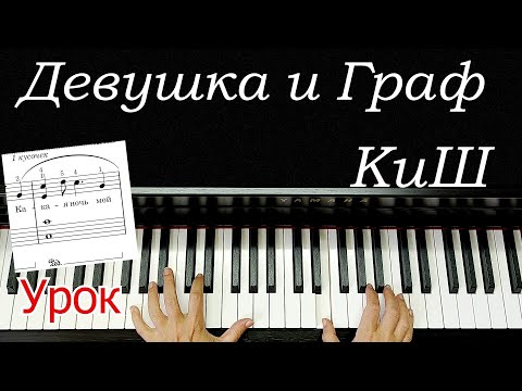 Видео: Девушка и граф Король и ШУТ на Пианино для Начинающих+ НОТЫ🎵