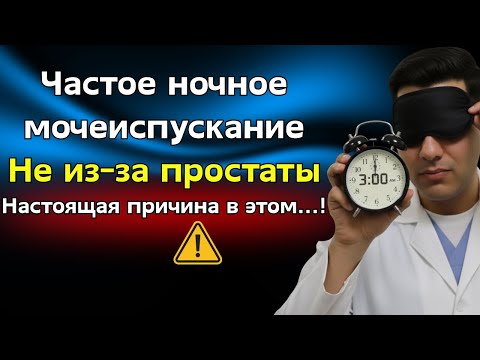 Видео: ВНИМАНИЕ Частое ночное мочеиспускание НЕ нормально...!