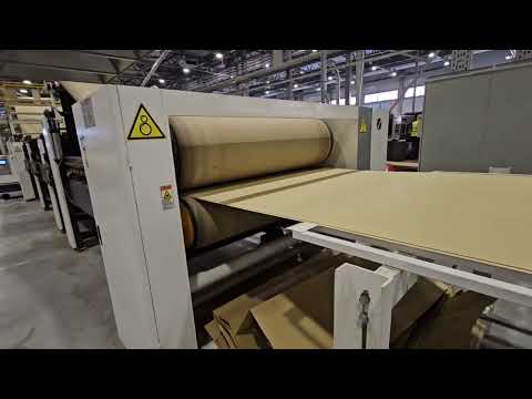 Видео: ПАРОВОЙ ТРЕХСЛОЙНЫЙ ГОФРОАГРЕГАТ WJ 100 1600 2020 Г В