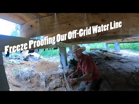 Видео: Защита от замерзания автономных водопроводных линий (надеюсь, это сработает...)