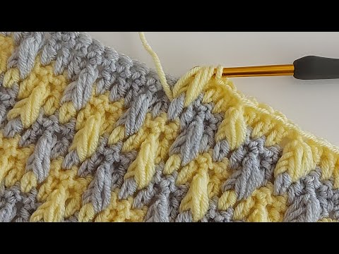 Видео: Супер легкое вязание крючком выкройки детского одеяла для начинающих / Вязаные Одеяла