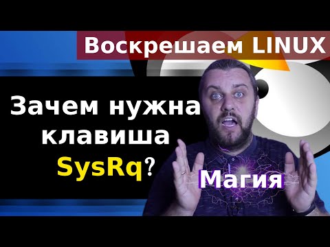 Видео: Что означает клавиша SysRq? Завис linux что делать?