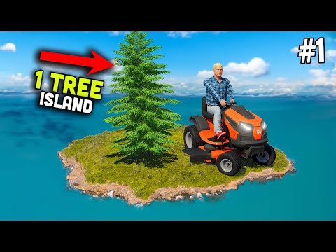 Видео: Начните с 0$ на "Острове 1 дерева" 🚜 #1